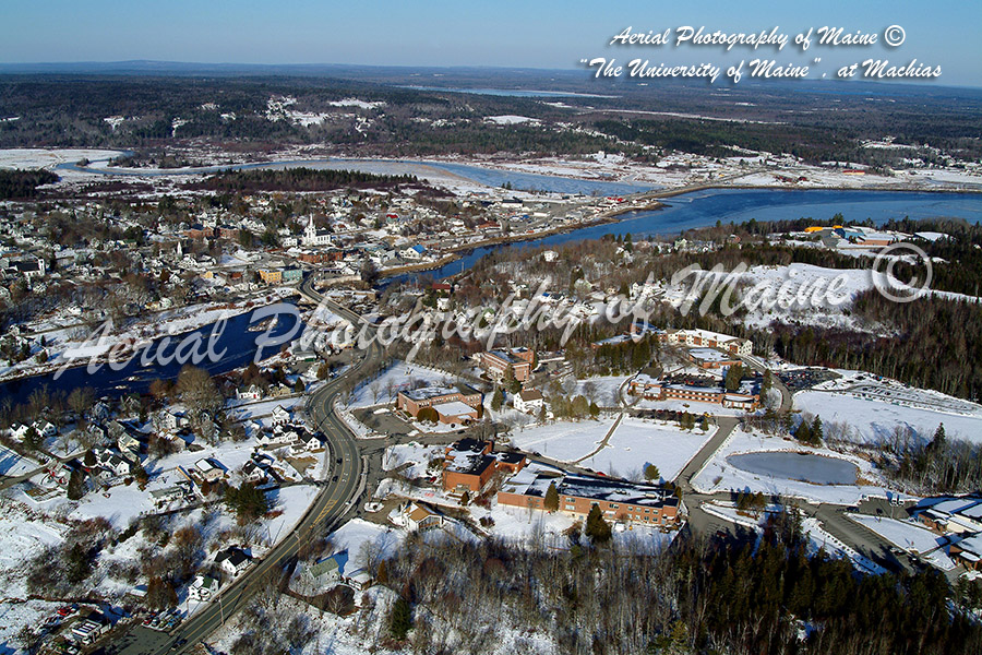 Aerial Photography of Maine